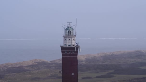 Egy Nagy Fehér Szkenner Bár Forog Tetején Gyönyörű Történelmi Monumentális — Stock videók