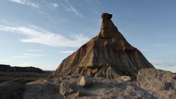 Intrigerende Geologische Formatie Woestijn — Stockvideo