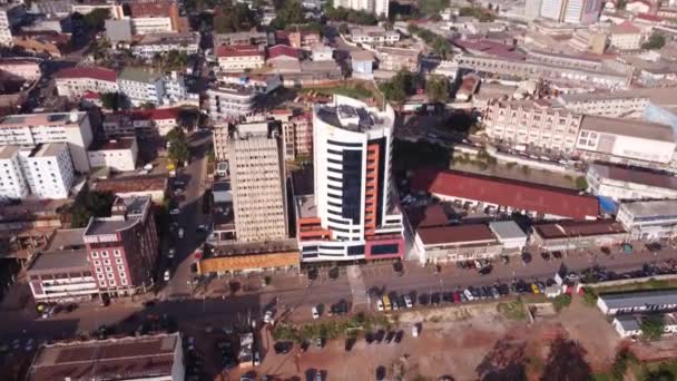 Abordagem Edifício Escritório Fiscal Yaounde — Vídeo de Stock