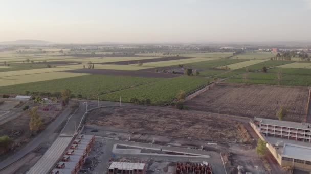 Groves Colony Construction Drone View — Wideo stockowe