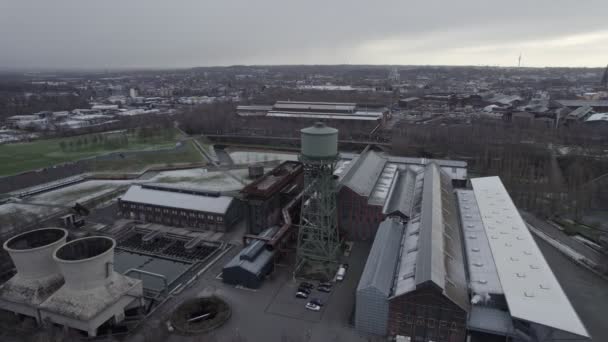 Centrale Elettrica Nella Città Bochum Germania Patrimonio Industriale Della Regione — Video Stock