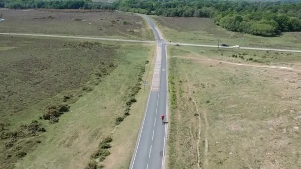 Ipley Crossroads Flyover Junction Drone — Stockvideo