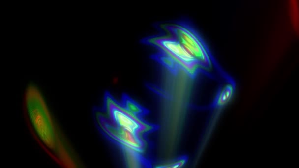 Prism Ray Glow Plasma Kaleidoscope Animation — Vídeo de Stock