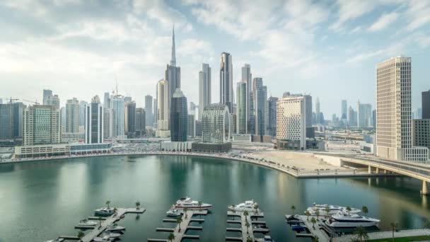 Время Прекрасного Центра Дубая Объединило Арабских Эмигрантов — стоковое видео