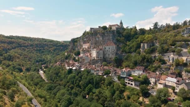 Rocamadour Commune Southwestern France Seen — Stock videók