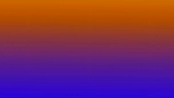 Animatie Abstract Verloop Blauw Oranje Kleur Achtergrond Neon Kleur Looped — Stockvideo