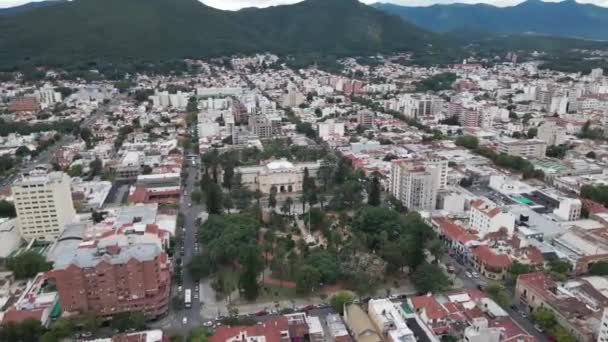 Salta Argentina Şehir Merkezi — Stok video