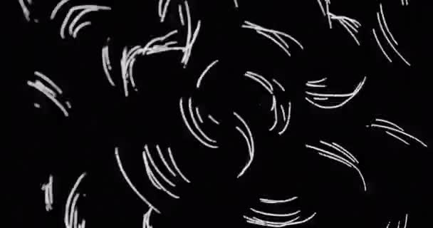 Animacja Eksplozji Dymu Zadrapana Filmie Łatwo Skomponowane Materiale Lub Grafice — Wideo stockowe