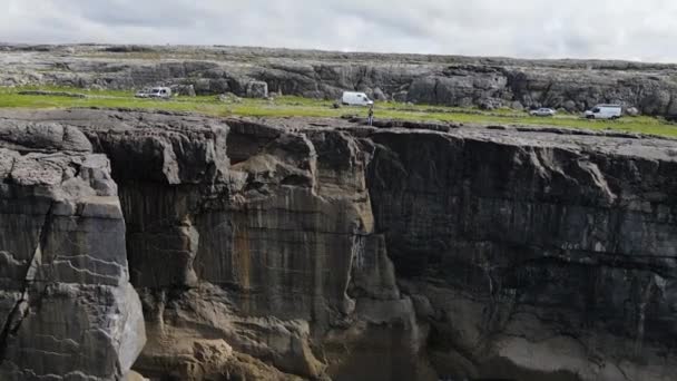 Vanlife Ireland Burren — Stock Video