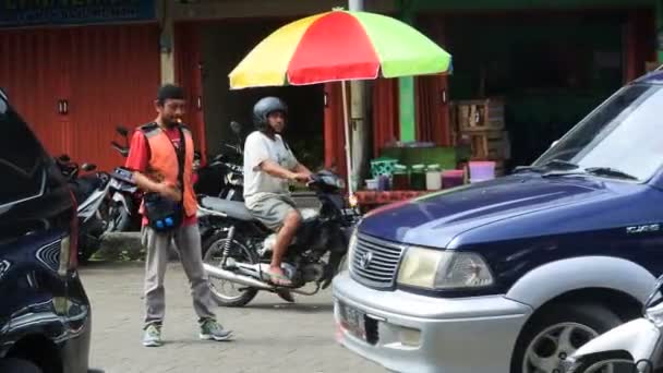 Blora Endonezya Mart 2022 Geleneksel Pazar Durumu Motosikletler Gibi Birçok — Stok video