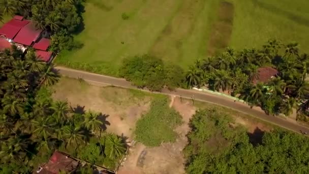 Disparo Dron Una Entrada Complejo Kenil Goa Del Sur India — Vídeo de stock