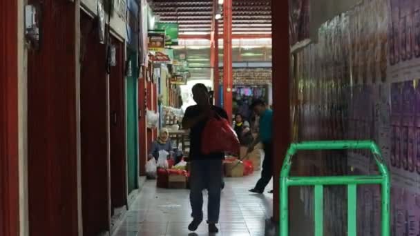 Yerel Marketlerden Alışveriş Endonezya Nın Orta Kesimindeki Geleneksel Pazarlarda Mart — Stok video