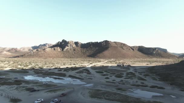 Tecolote Beach Aerial View — Stock Video