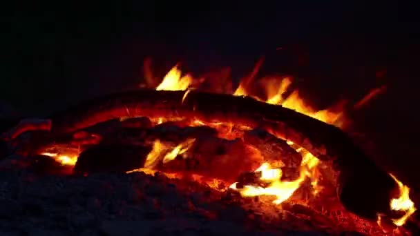 Fire Screen Nachteffekt — Stockvideo