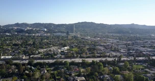 San Fernando Valley Aerial View — Stockvideo