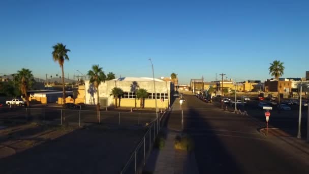 Stigande Antenn Över Tom Tomt Till Salu Phoenix Arizona — Stockvideo
