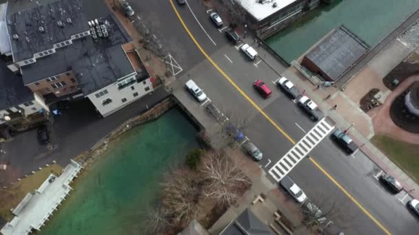 Tilt Skaneateles New York Aerial State — Vídeo de Stock