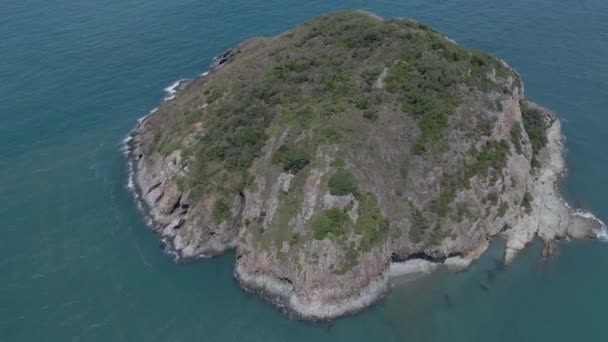 Bluff Rock Island Nedaleko Želví Vyhlídka Rosslynu Queensland Turistické Atrakce — Stock video