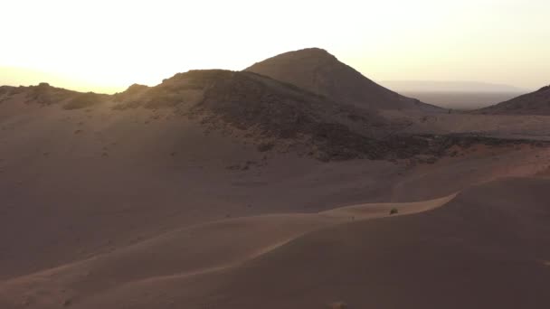 Desert Zagora Morocco Aerial Drone View — Video