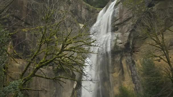 Golden and Silver Falls Oregon State Park, zpomalený vodopád