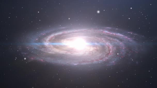 View Space Spiral Galaxy Stars — Video