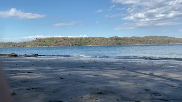 Ontspannen Aan Pacifische Kust Van Costa Rica Zomer — Stockvideo