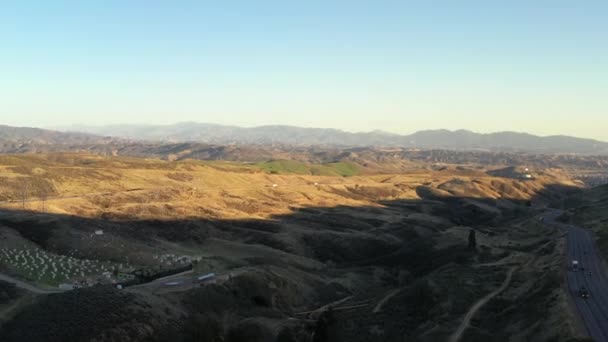 Södra Kalifornien Los Angeles County Usa Tejon Pass Eller Grapevine — Stockvideo