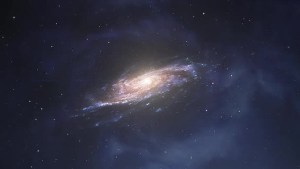 Galaxy Moving Universe — Vídeo de Stock