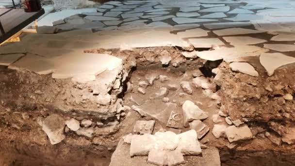 Πυροβόλησε Παλιό Διαμέρισμα Στο Tenochtitlan Πόλη Του Μεξικού — Αρχείο Βίντεο