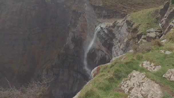 Salto Del Nervion Cachoeira Mais Alta Espanha — Vídeo de Stock