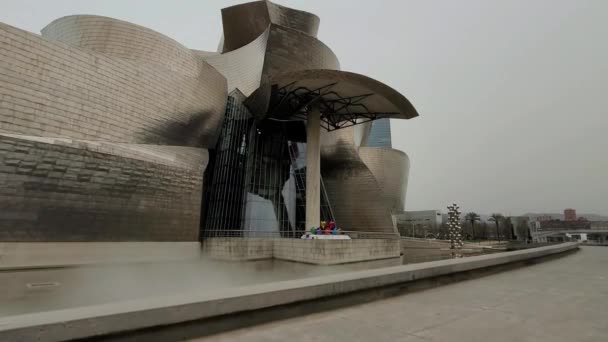 Museo Guggenheim Ciudad Bilbao — Vídeo de Stock