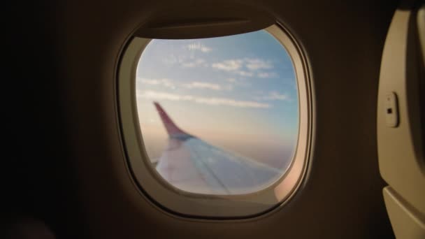 Airplane Window Frame Flying — Video