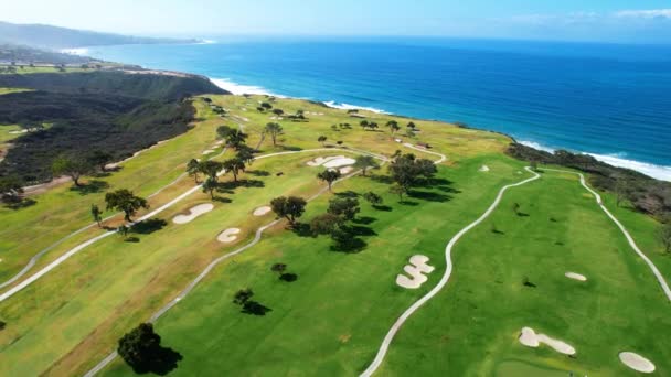 Campo Golfe Torrey Pines San Diego Califórnia — Vídeo de Stock