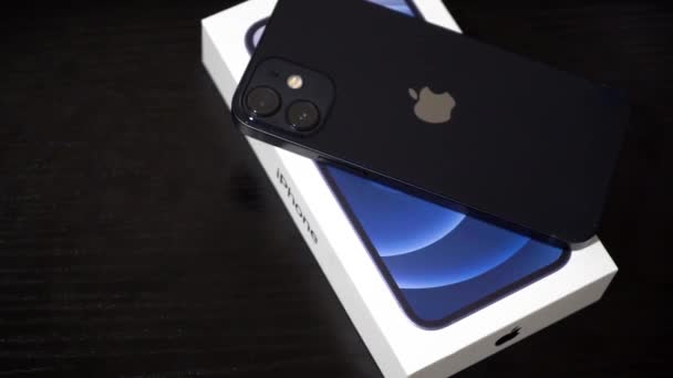 Újonnan Indított Apple Okostelefon Iphone — Stock videók