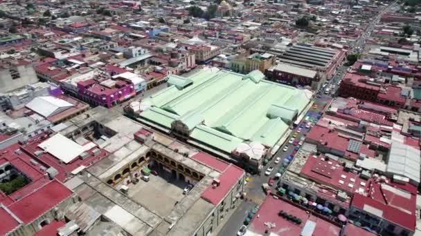 Famous Large Market Mexican City Center Mercado Benito Jurez Oaxaca — 비디오