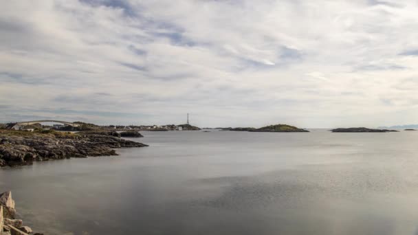 Calendário Henningsvr Lofoten Noruega Mar Norte — Vídeo de Stock