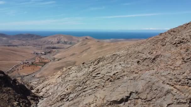 Spanien Kanarieöarna Betancuria Fuertevnetura — Stockvideo