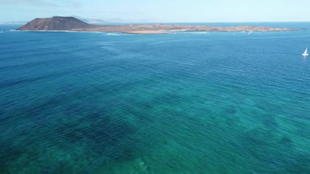Isla Lobos España Fuerteventura — Vídeos de Stock