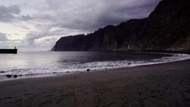 Calm Breeziness Tenerife Island Spain Gimbal Shot — Stock Video