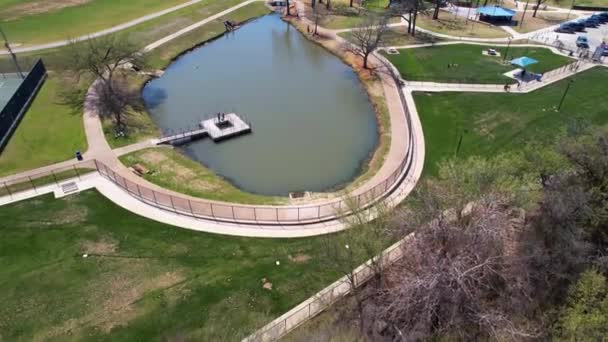 Aerial Footage Kastle Unity Park — Stockvideo