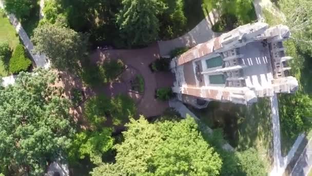 Beaumont Aerial Circle Michigan State University — Stockvideo