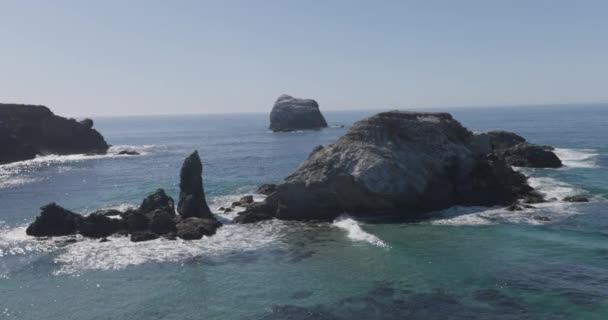 Landschappen Van Zand Dollar Beach Big Sur California Neergeschoten Canon — Stockvideo