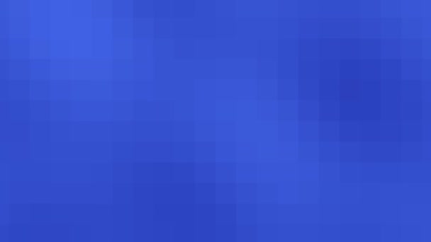 Pixelated Dark Navy Blue Wavy Water Animation — Video Stock