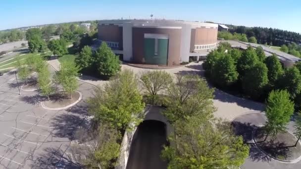 Breslin Student Event Center Aerial Michigan State University — Vídeo de stock