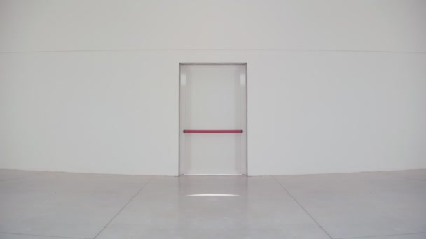 Abstract Exit Door Frontal View — Video Stock