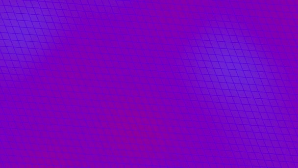 Dimensional Purple Grid Animation Motion Graphics — Vídeo de stock