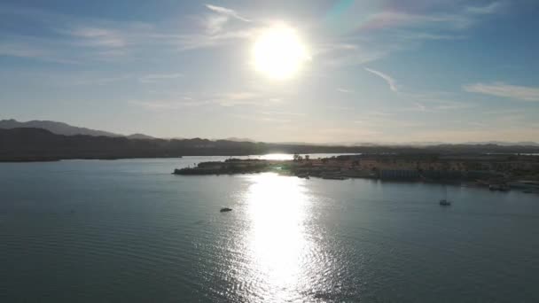 Озеро Хавасу Штат Арізона Повітряне Відео — стокове відео