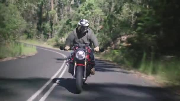 Agusta Riding Aggressively Motor Cycle Riding — Video