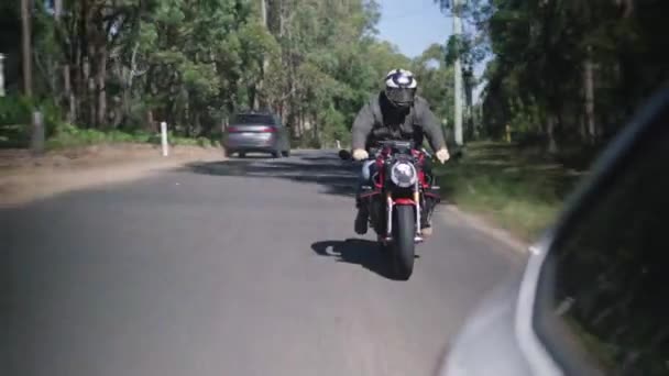 Agusta Riding Aggressively Motor Cycle Riding — Video