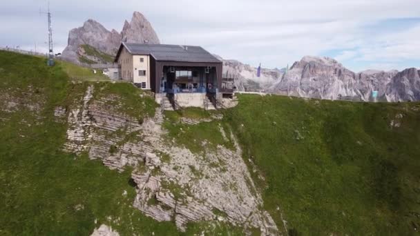 Seceda Val Gardena Urtijei Alto Adige Alpi Italiane Dolomiti Italia — Video Stock